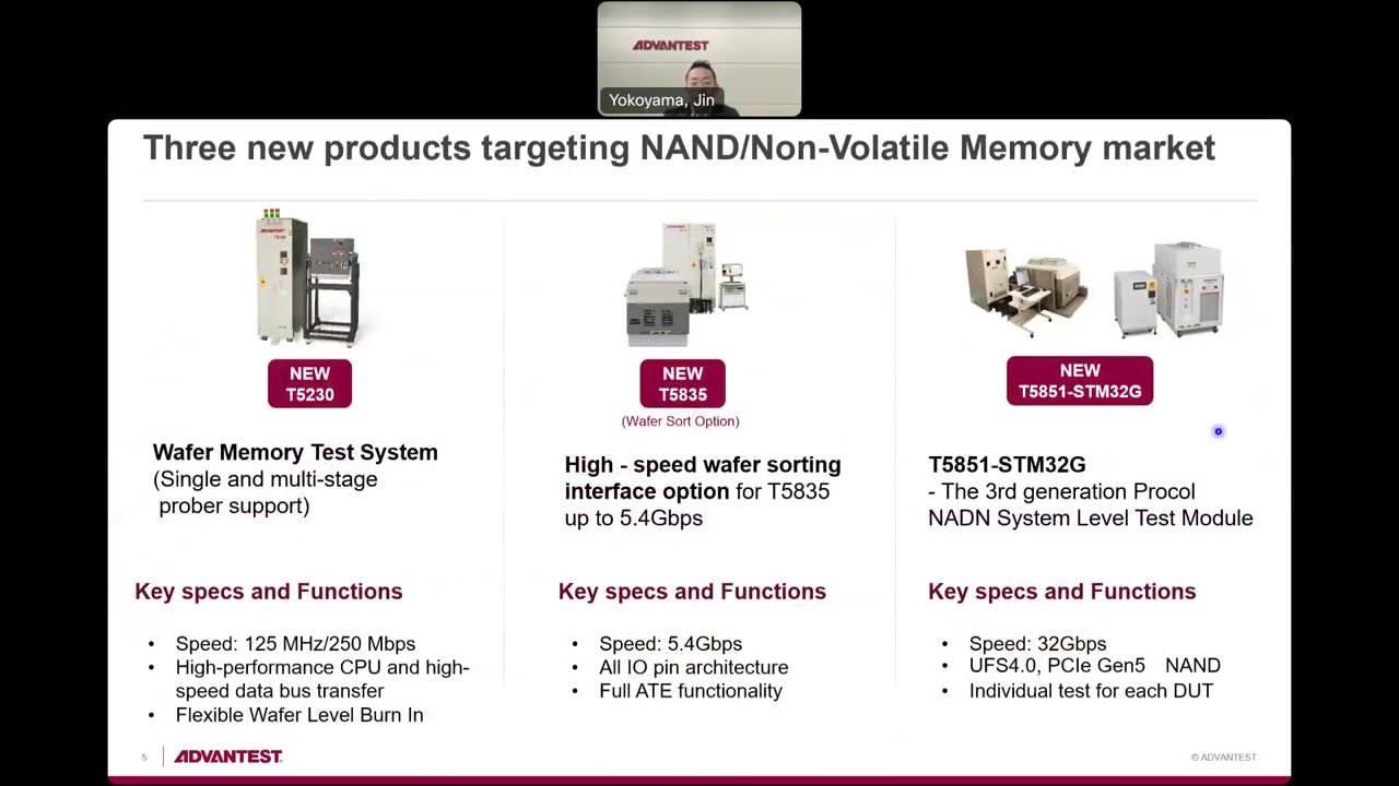 Memory test solutions target NAND Flash/NVM market