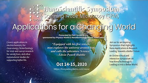 NanoScientific Symposium on Nano Applications for Today’s Changing World (Oct 14-15) Teaser