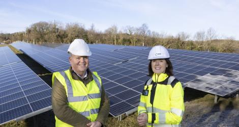 Sustainability leader AIB now purchasing renewable energy from a newly constructed solar farm in Co. Wexford